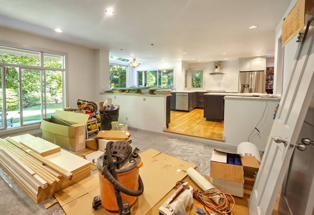 Professional Kitchen Island Installation technician working in Hastings, PA